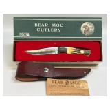 (SC) Bear 1993 Stag Fixed Blade Model 592 Made