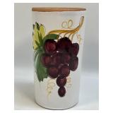 (C) Pier 1 Hand Painted Green Purple Utensil