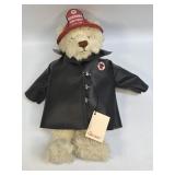 (D) Vintage TEXACO TEDDY BEAR Fire Chief Gasoline