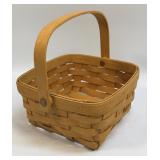 (D) Longaberger Medium Berry Basket with Swivel
