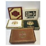 (C) 5 Assorted Cigar Boxes as Pictured