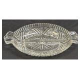 (B) Vintage Anchor Hocking Relish Dish Stars and
