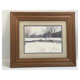 (F) Bob Timberlake 'Late Snow at Riverwood'