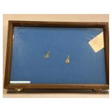 (G) Bluegrass Case Company Locking Wooden Display