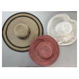 (F) 3 Ladies Hats As Pictured