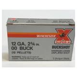 (SC) Full Box Winchester Super-X 12 Ga 00 Buck