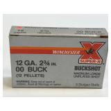 (SC) Full Box Winchester Super-X 12 Ga 00 Buck