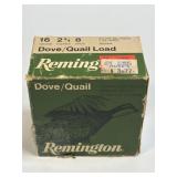 (SC) Full Box Remington Dove/Quail 16 Ga 8 Shot