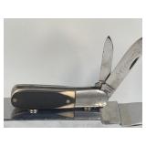 (SC) Queen Steel #23 Two Blade Barlow Folding