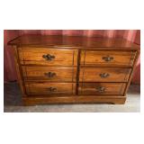 6 Drawer Ok Dresser 52' X 18' X 30'