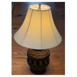 (E) Wagon Wheel Lamp-Made From The Hub Of A Wagon