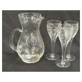 (B) Princess House Heritage Handblown Small