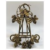 (B) Metal Grape Vine Easel 9.5'