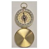 (SC) Brass Pocket Compass