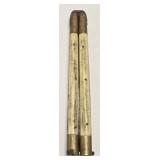 (SC) Vintage Brass & Bone Handled Butterfly Knife