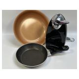 (B) 7' and 10' Frying Pans and Hamilton Beach