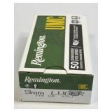 (SC) Full Box Remington UMC 9MM Luger FMJ