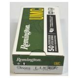 (SC) Full Box Remington UMC 9MM Luger FMJ