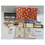 (G) Several EMPTY Knife Boxes And Paperwork, COA
