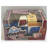 (D) M&M Red's Sweet Wheelin Truck Candy Dispenser