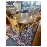 4' X 6' Oblong Oak Table or Leave the Leaf out