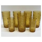 (B) Vintage Brockway Glass AMERICAN CONCORD AMBER