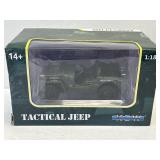 (C) KDW 1:18 Scale Militarist Tactical Jeep NIB