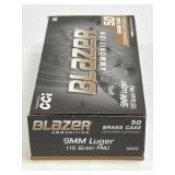 (SC) Full Box Blazer 9MM Luger FMJ