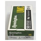 (SC) Full Box Remington UMC 9MM Luger FMJ