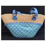 (F) Tinsley Blake Collection Blue Green Floral