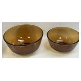 (B) Fire King Anchor Hocking USA Brown Glass