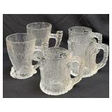 (B) 5 Assorted McDonalds Flintstones Mugs