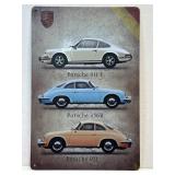 (C) Retro Style Metal Sign 11.5' x 7.5' as Shown