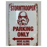 (C) Retro Style Metal Sign 11.5' x 7.5' as Shown