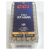 (SC) Full Box CCI 17 HMR FMJ