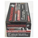 (SC) Full Box Winchester Carmint HV 17 Win Super