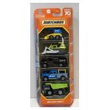 (C) 5 Matchbox As Shown NIB MBX Road Crew II