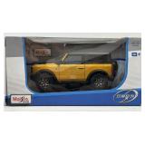 (C) Die Cast 1:24 scale Maisto 2021 Ford Bronco