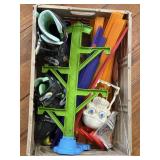 (FL) Plastic Crate and Contents includes Race
