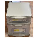(F) Bella Plastic Drawers as Shown