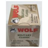 (SC) Full Box Wolf Military Classic 7.62 X 39