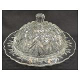 (B) Vintage Anchor Hocking Round Butter Dish
