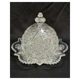 (B) Vintage Imperial Glass Cosmos Flower Hobstar