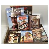 (E) Lot of Movies and Magazines as Shown