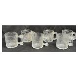 (B) Lot Including 6 McDonalds Mugs 3 Flintstones