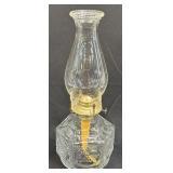 (F) Vintage Lamplight Farms Glass Kerosene/Oil 6