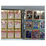 (G) Album Of Assorted Sports Cards 17 Sheets, 9