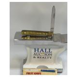 (SC) Vintage Folding Fruit Pocket Knife IOB