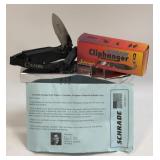 (SC) Schrade Shadow CH4S Cliphanger Knife