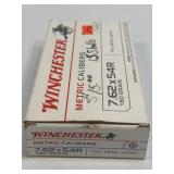 (SC) 16 Rounds Winchester Metric Caliber 7.62 X